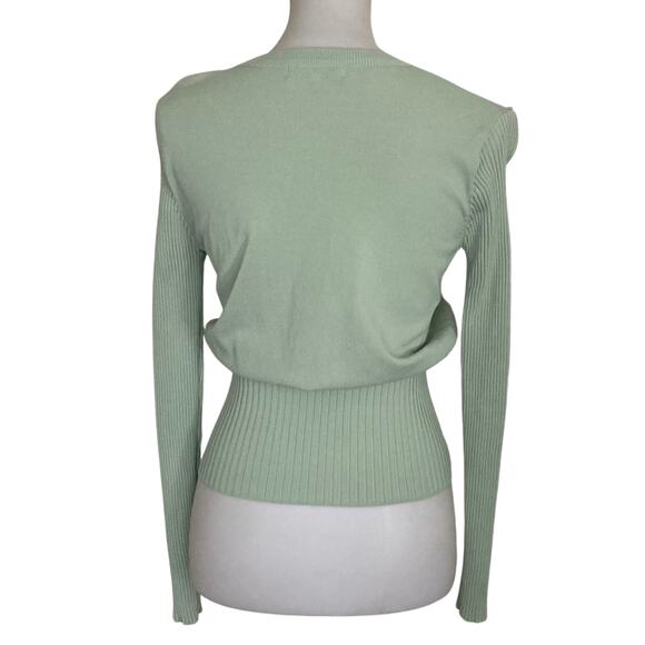 Meena Mint Green Sweater, Size Medium - Picture 4 of 6